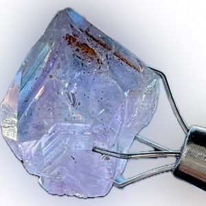 Axinite crystal Piggyback rodeo, rare color change